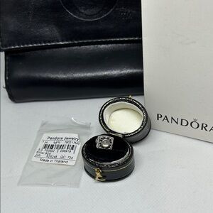 Retired Pandora Moonstone & Sterling Charm